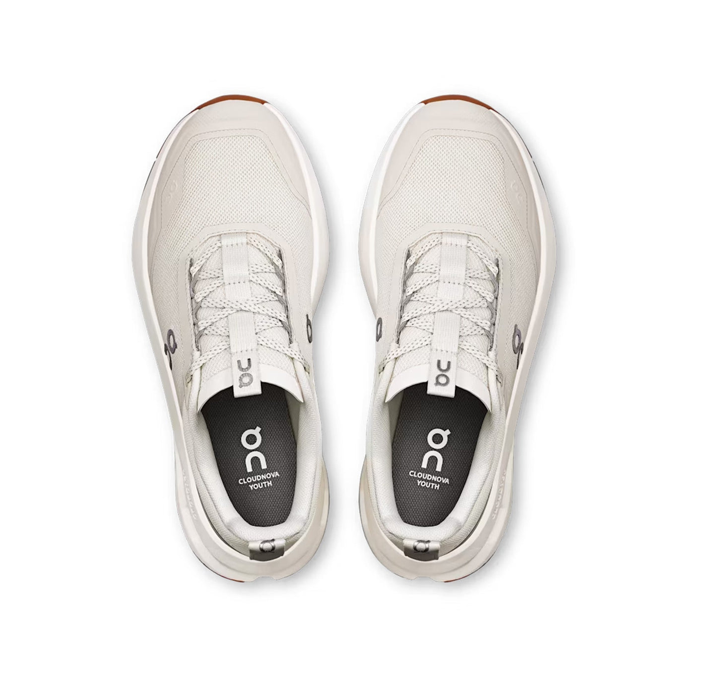 ON Big Kid's Cloudnova Ivory/Apollo